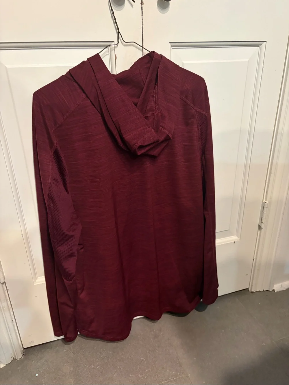 adidas Maroon Texas A&M Logo Hooded Performance Top - Kids